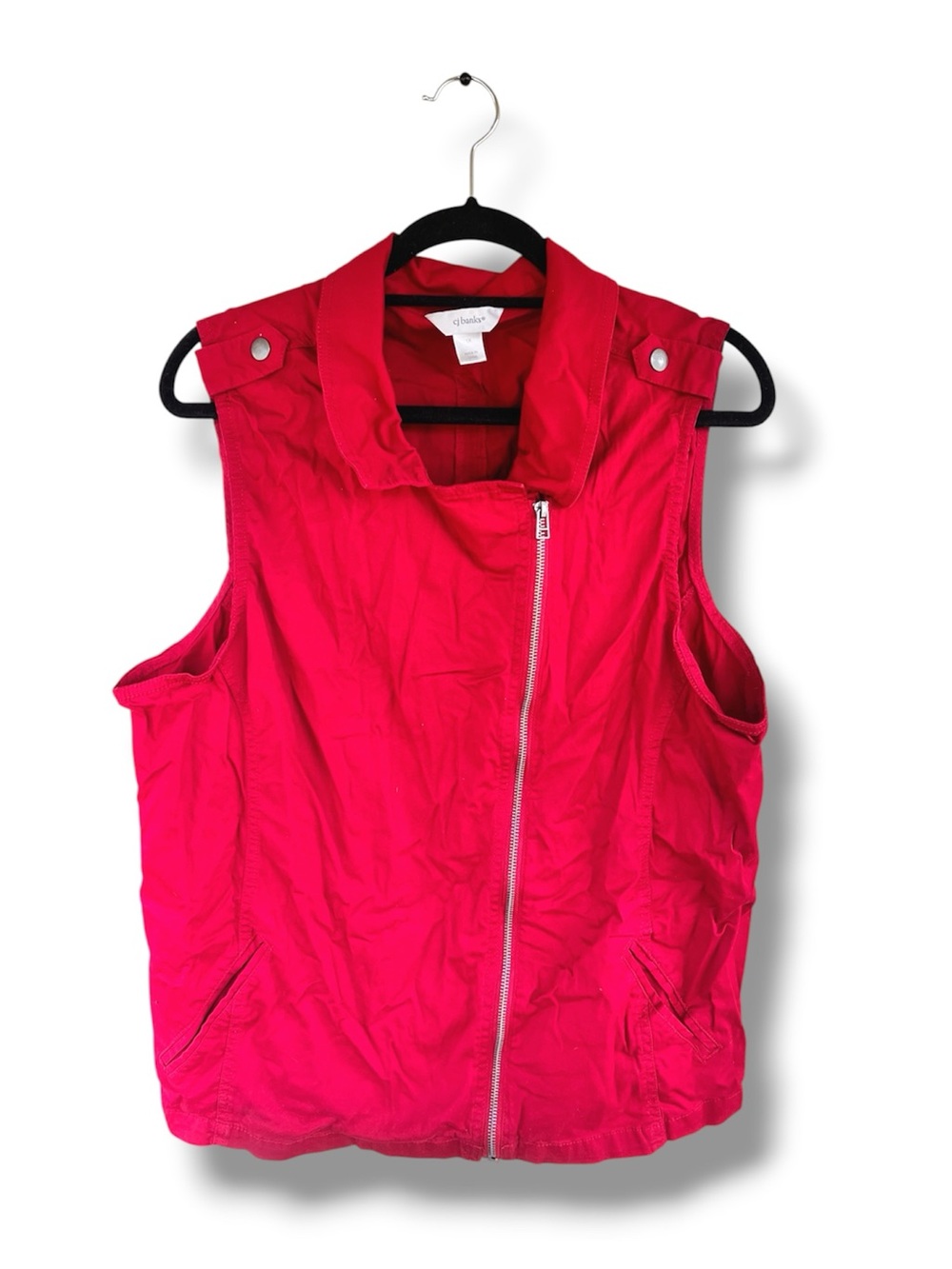 Red Utility Vest 🍒 - Picture 2 of 7